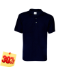 PLAYERA POLO 50% POLIESTER, 50% ALGODON/PREM 230GR HOMBRE AZUL MARINO TALLA M YTISPA