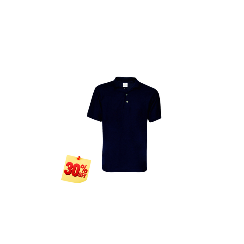 PLAYERA POLO 50% POLIESTER, 50% ALGODON/PREM 230GR HOMBRE AZUL MARINO TALLA S YTISPA