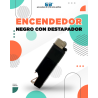 ENCENDEDOR  NEGRO CON DETAPADOR