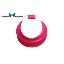 TAPA CONTRA TAPA ROSA FUERTE CON BLANCO