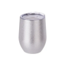 VASO VINERO GLITTER 350 ML PLATA PARA SUBLIMAR 12 OZ SUBLIMACION ENCOGRAPHICS