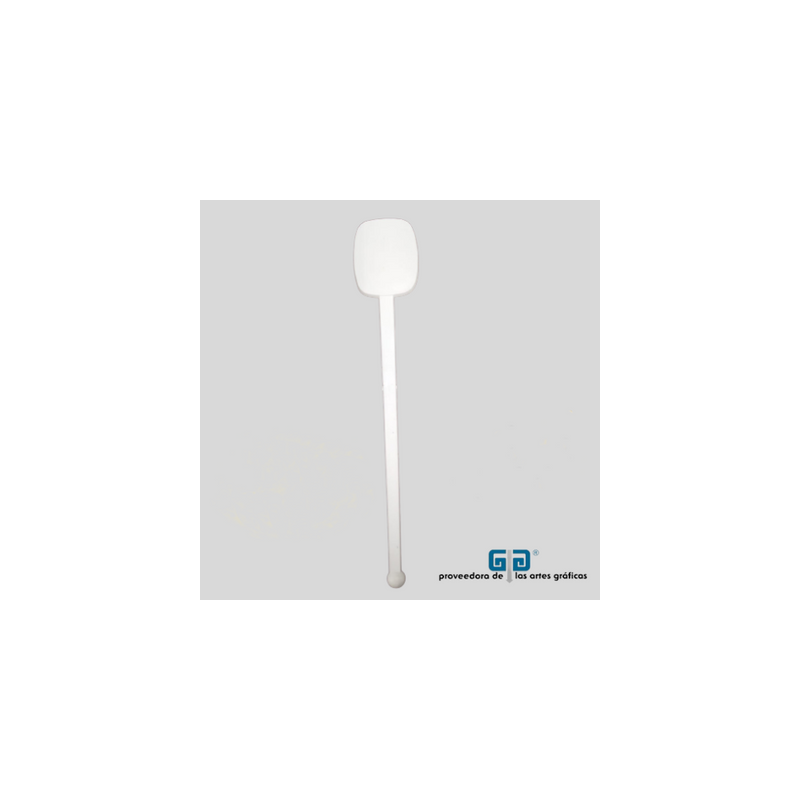 AGITADOR DE BEBIDAS OVALADO BLANCO (REVOLVEDOR DE BEBIDAS) (PAQUETE DE 100 PIEZAS)
