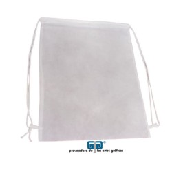 MORRAL BLANCO NON WOVEN  40x34 CM PARA SUBLIMAR Y SERIGRAFIA SUBLIMACION YTISPA