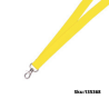 CORDON PLANO PARA GAFETE DESPRENDIBLE PORTAGAFETE  CON BROCHE SEGURIDAD  AMARILLO