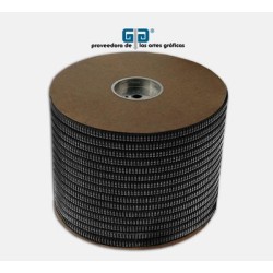 BOBINA ARILLO METALICO DOBLE 7/8" NEGRO articulo sobre pedido