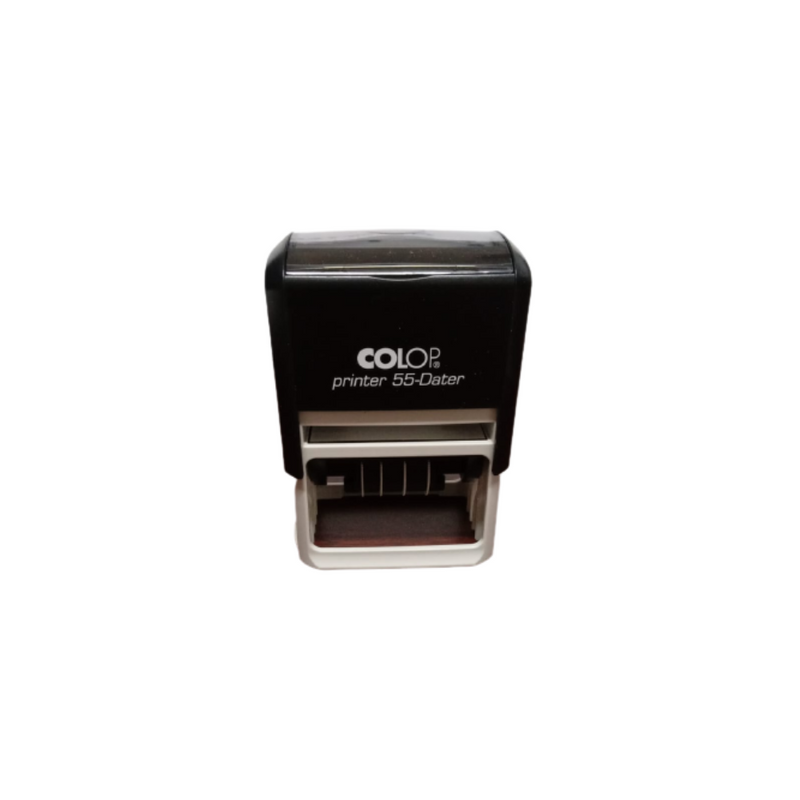 FECHADOR COLOP PRINTER 55 BICOLOR MEDIDA 40 X 60 MM	TINTA NEGRO Y ROJO	AUTOENTINTABLE