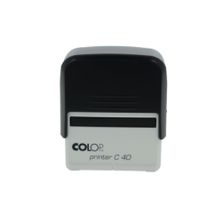 SELLO COLOP	C 40	 MEDIDA 23 X 59 MM TINTA	NEGRO	AUTOENTINTABLE