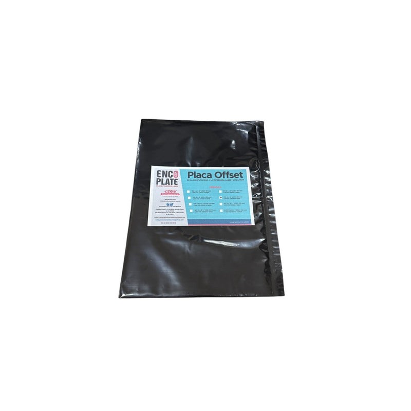 PLACA POLIESTER DOBLE CARA MEDIDA 254 X 381 CON 25 HOJAS SIN PERFORAR 10 X 15" MARCA ENCO PLATE