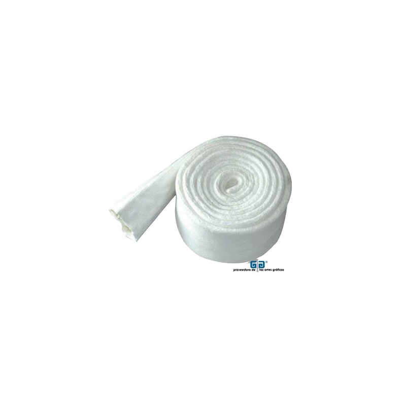 MOLLETON BLANCO 3 M (LL-150-B) DE 8 CMS