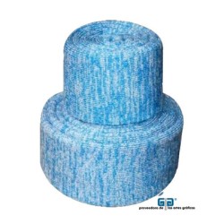 MOLLETON O FIBRATEX AZUL 2 M (LL 175) DE 9 CMS
