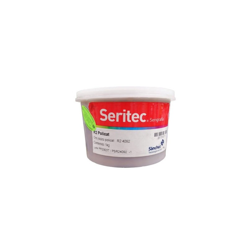 ORO ROJIZO POLICAT TINTA 1 K R2 4092. TIJNTA EPOXICA PARA VIDRIO, ALGUNOS PLASTICOS (POLIETILENO, POLIPROPILENO) Y METALES.